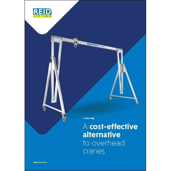 Porta-Gantry Beam | Up to 11.000lb | Adjustable Clear Span | Reid Lifting