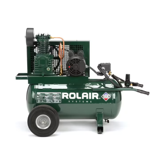 Wheeled Electric Air Compressor | 1.5 HP | Rolair Systems 5520K17A