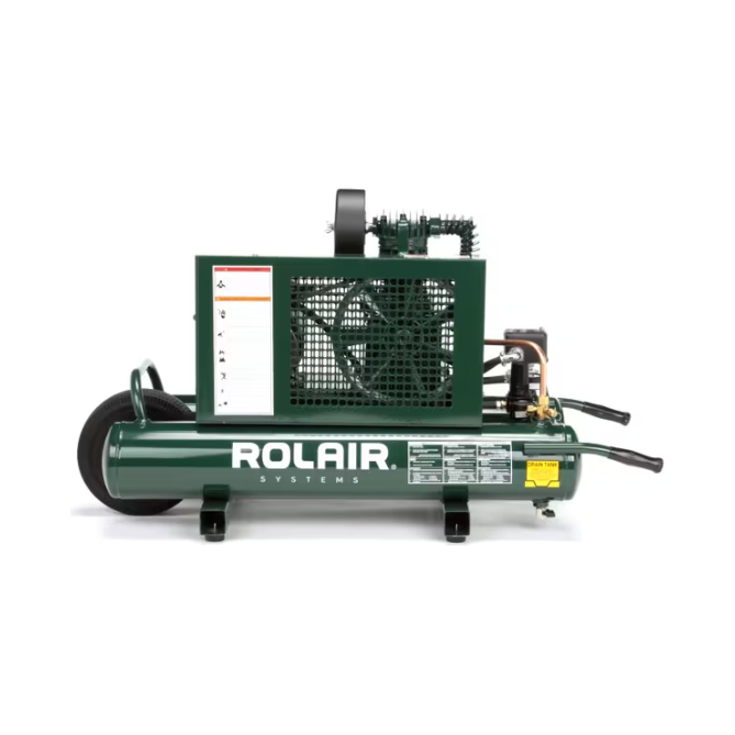 Wheeled Electric Air Compressor | 1.5HP | Rolair Systems 5715K17