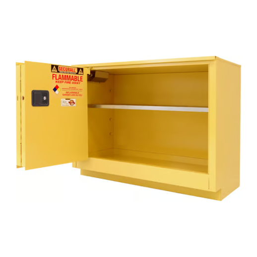 Flammable Liquid Storage Cabinet | 36 Gallon | Self-Latch | Securall