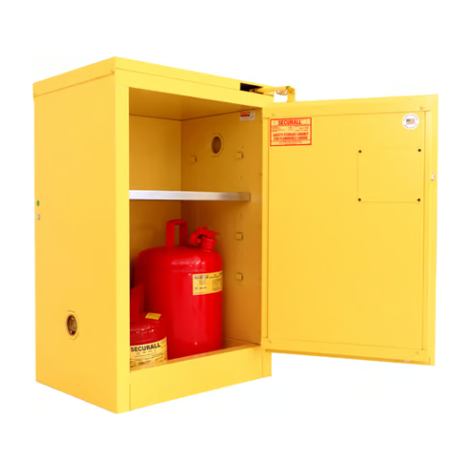 Flammable Liquid Storage Cabinet | 12 Gallon | Self-Latch | Securall