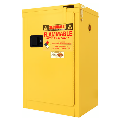 Flammable Liquid Storage Cabinet | 12 Gallon | Self-Latch | Securall