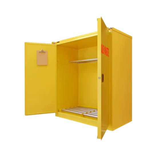 Hazardous Waste Storage Cabinet | 120 Gallon | 1 Shelves | 2 Doors | Self Latch | Securall