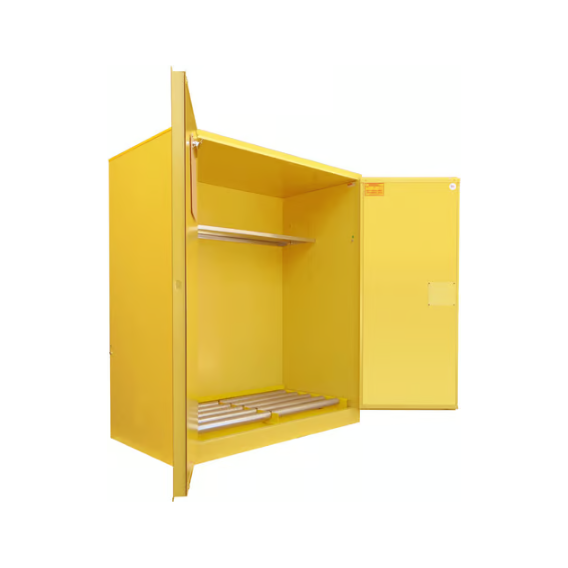 Hazardous Waste Storage Cabinet | 120 Gallon | 1 Shelves | 2 Doors | Self Latch | Securall