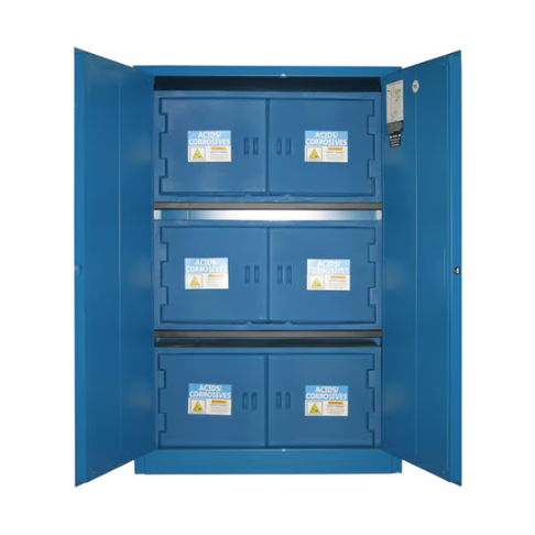 Acid & Corrosive Storage Cabinet | 2 Doors | Self Latch | Securall ...