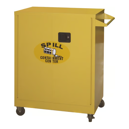 Spill Containment Cabinet | 21 Cubic Feet | Counter High | 1 Manual Do ...