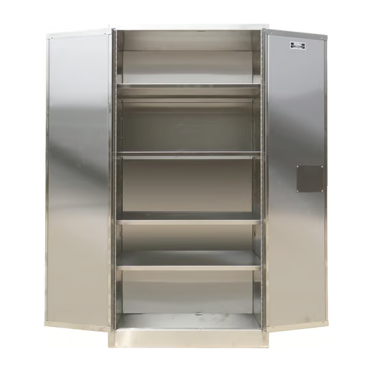 Industrial Storage Cabinet | 23 Cubic Feet | Stainless Steel | Self-Latch | Securall