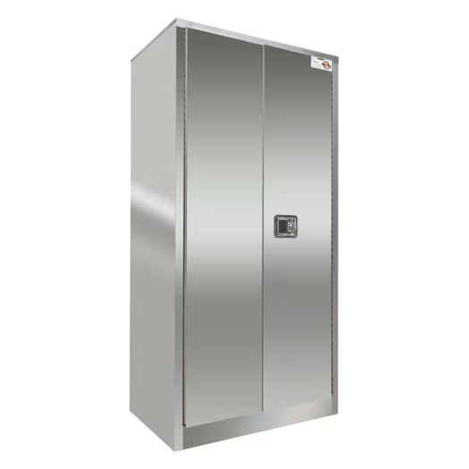 Industrial Storage Cabinet | 27 Cubic Feet | Stainless Steel | Self-Latch | Securall