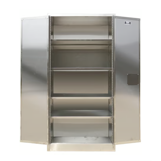 Industrial Storage Cabinet | 38 Cubic Feet |Stainless Steel | Self-Latch | Securall