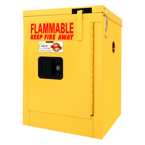 Flammable Liquid Storage Cabinet | 4 Gallon | Self-Latch | Securall