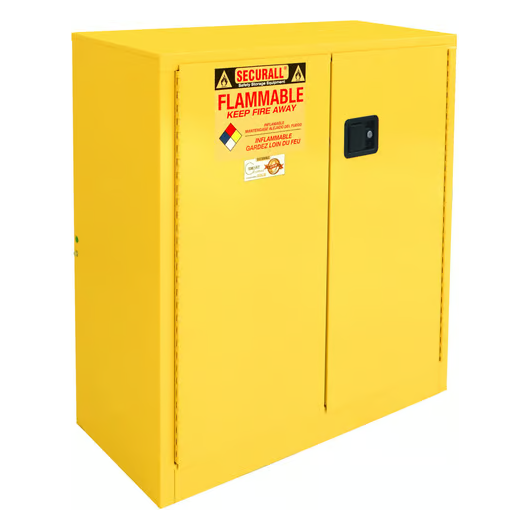 Flammable Liquid Storage Cabinet | 40 Gallon | 2 Door | Self-Latch | Securall