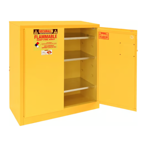 Flammable Liquid Storage Cabinet | 40 Gallon | 2 Door | Self-Latch | Securall