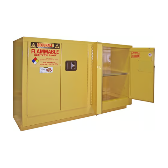 Flammable Liquid Storage Cabinet | 44 Gallon | 4 Door | Self-Latch | Securall