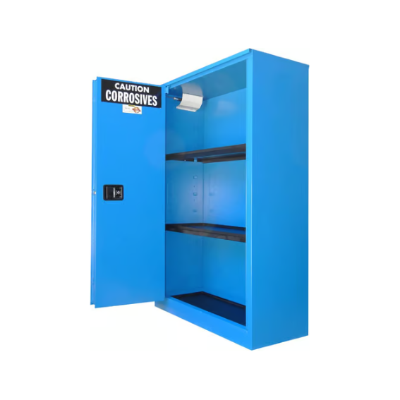 Acid & Corrosive Storage Cabinet | 45 Gallon | 2 Shelves | 2 Doors | Self Latch | Securall