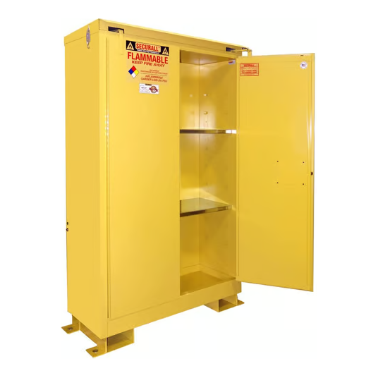 Flammable Liquid Storage Cabinet | 45 Gallon | Safe T Door | Self Close | Self-Latch | Securall