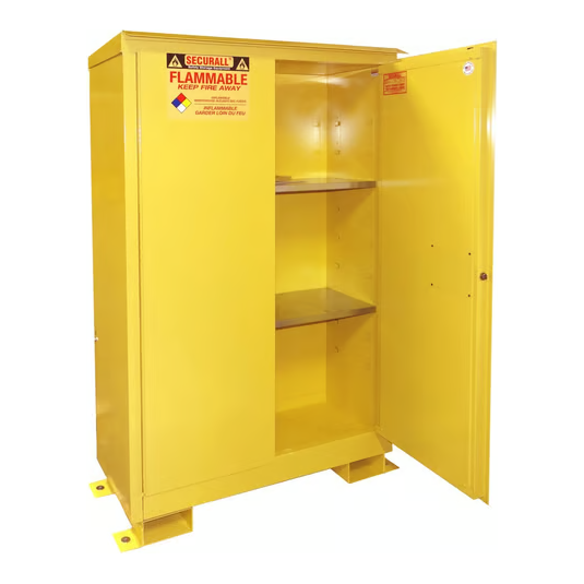 Flammable Liquid Storage Cabinet | 45 Gallon | 2 Door | Self-Latch | Securall