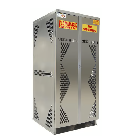 LP Cylinder Storage Cabinet | 5,10,20 or 33 lb | Aluminum | Securall