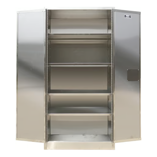 Industrial Storage Cabinet | 50 Cubic Feet | Stainless Steel | Self-Latch | Securall