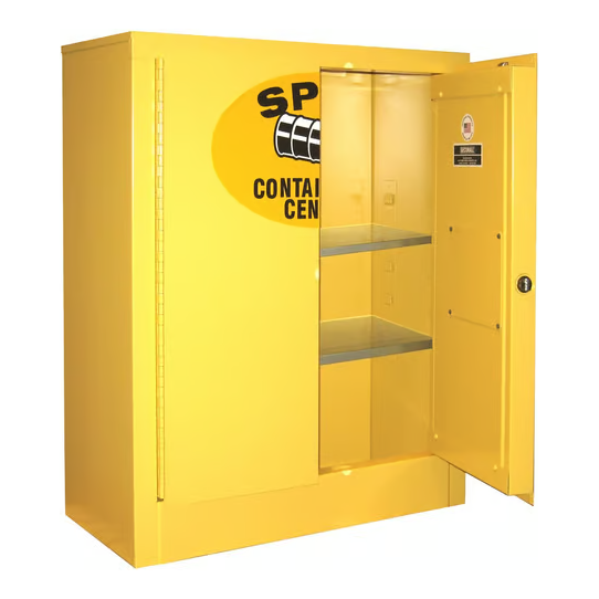 Spill Containment Storage Cabinet | 6 Cubic Feet | 1 Manual Door | Securall