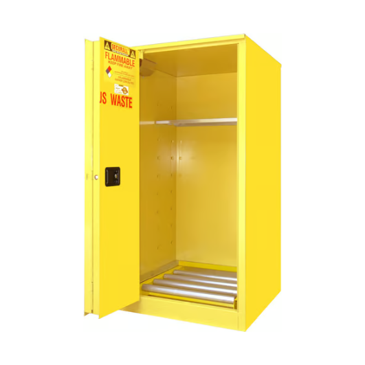 Hazardous Waste Storage Cabinet | 60 Gallon | 1 Shelves | 2 Doors | Self Latch | Securall