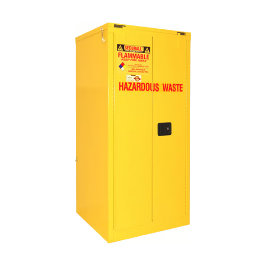 Hazardous Waste Storage Cabinet | 60 Gallon | 1 Shelves | 2 Doors | Self Latch | Securall