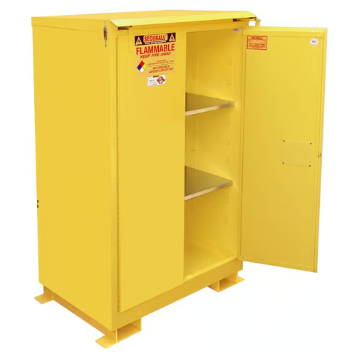 Flammable Liquid Storage Cabinet | 90 Gallon |Safe T-Door | Self-Close | Self-Latch | Securall