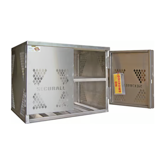 LP Cylinder Storage Cabinet | 6/20 or 33 lb | Steel | Horizontal | Securall