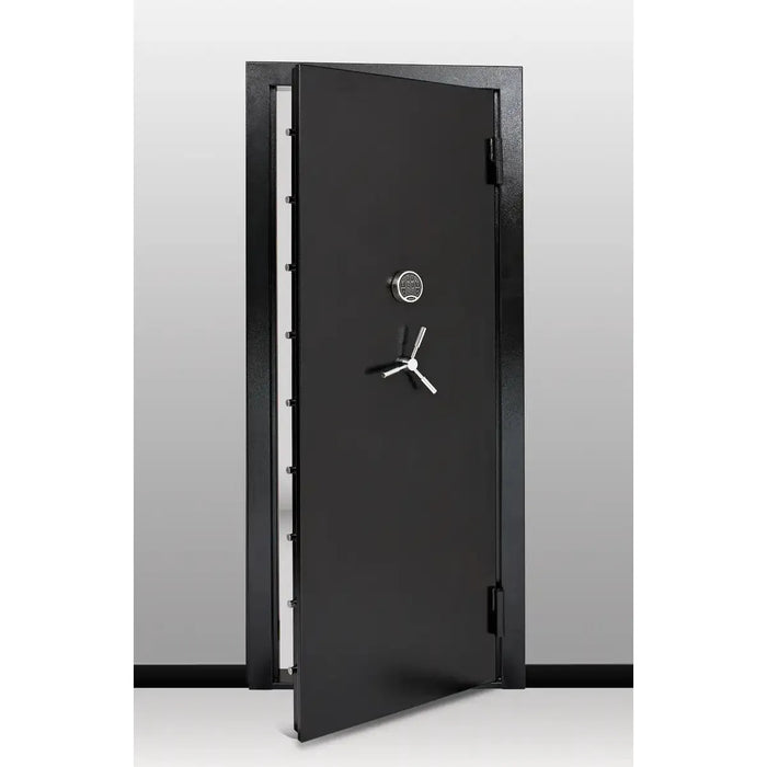 Vault Door | 32'' In-Swing | Black | 12 Gauge Steel | Access Code/Key Entry | SnapSafe 75416