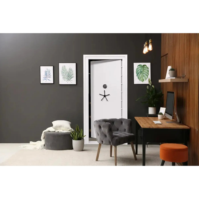 Vault Door | Premium Dark Gray | 81" High | 12 Gauge Steel | SnapSafe 75421