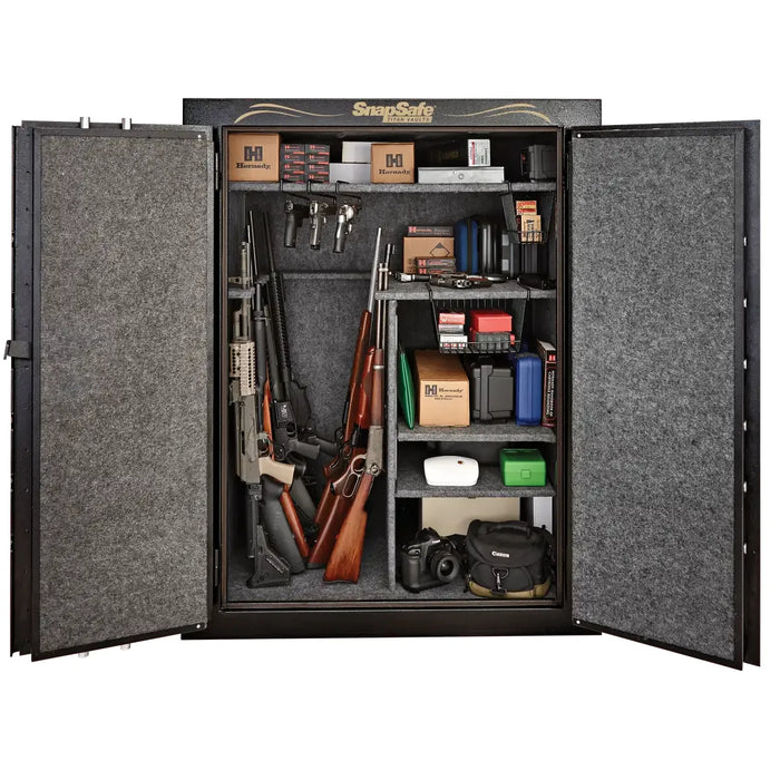 Vault Double Door | 9 Gauge Steel | Holds 56+ Long Guns | XXL | SnapSafe 75013