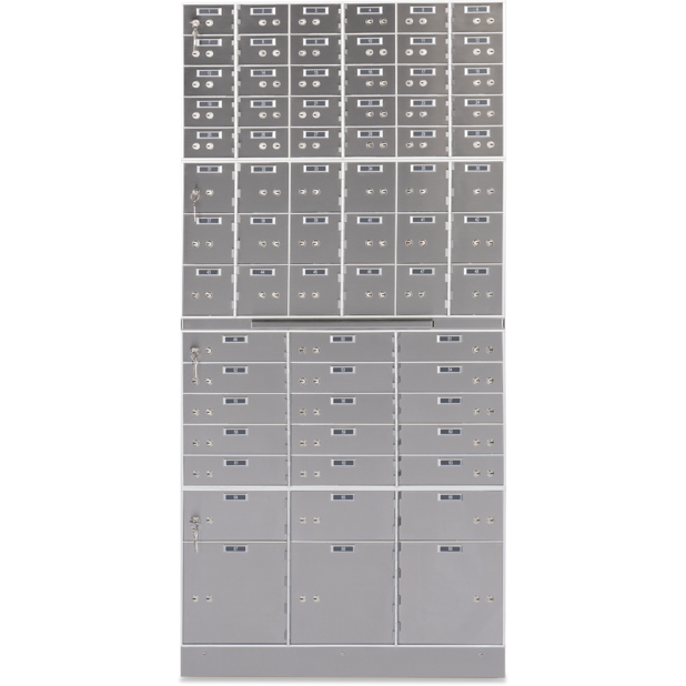 Socal Safe Bridgeman 1 openings 15"x10" Safe Deposit Box 55 lbs SDXN-1