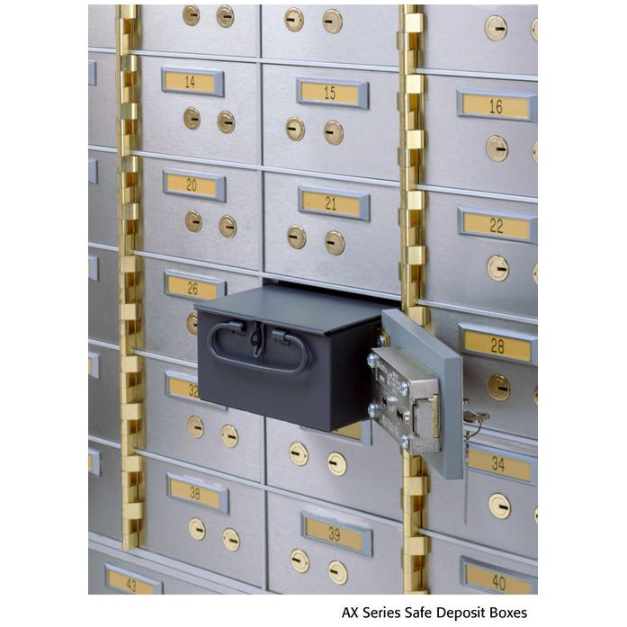 Socal Safe Bridgeman 12 openings 5'' x 10'' Modular Safe Deposit Box 210 lbs AX-12