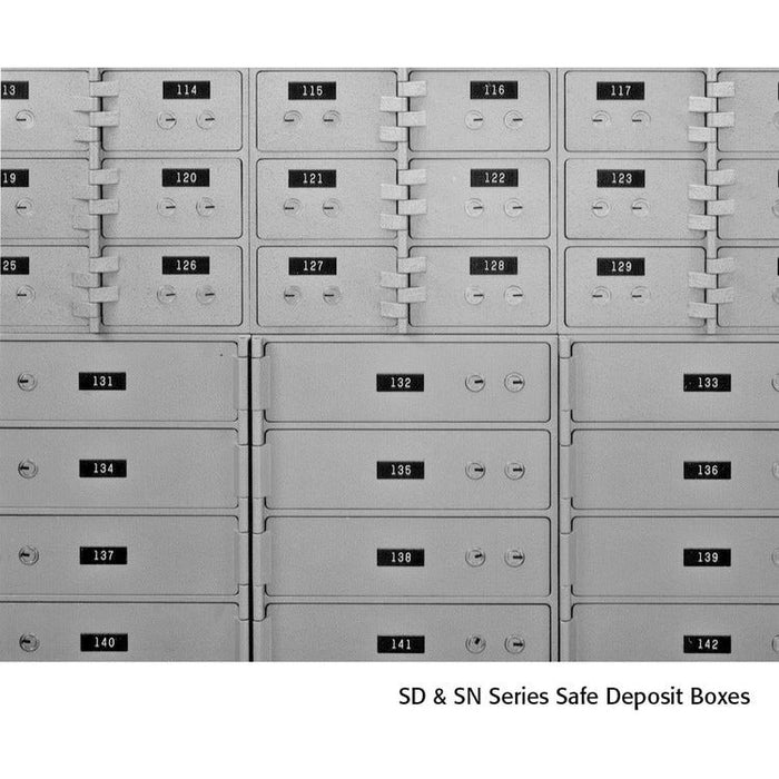 Socal Safe Bridgeman 14 openings 2'' x 5'' Modular Safe Deposit Box 92 lbs SN 14