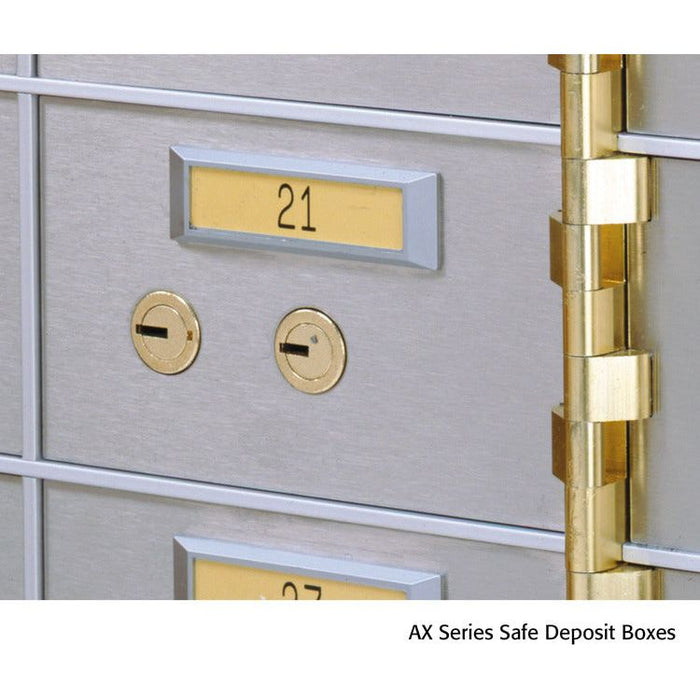 Socal Safe Bridgeman 2 openings 5'' x 10'' and  1 openings 10'' x 10'' Modular Safe Deposit Box 66 lbs AXN-3