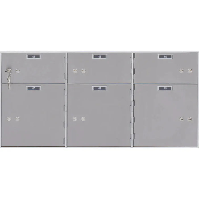 Socal Safe Bridgeman 3 openings 5" x 10"  3 openings 10" x 10" Safe Deposit Box 145 lbs SDX-6