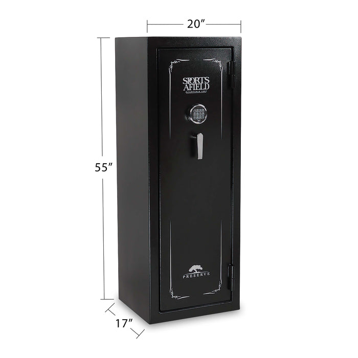 Sports Afield SA Preserve Series 18-Gun Safe SECSA5520PX