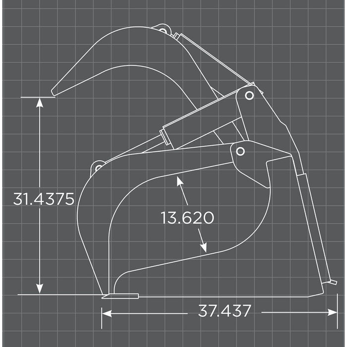 Grapple Bucket | Standard Duty | Loflin Fabrication