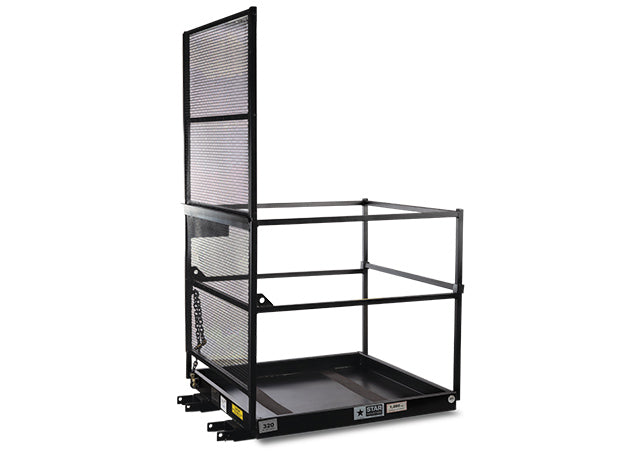 Work Platform | 4' x 4'  | for Straight-Mast Forklifts | Star Industries 1244B