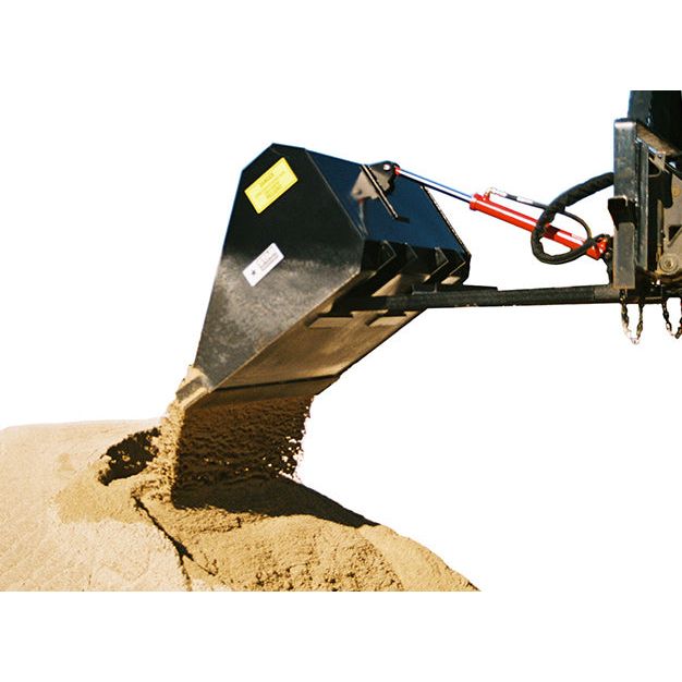 45'' Self-Dump Bucket |  0.5 cyd | Manual or Hydraulic | Star Industries