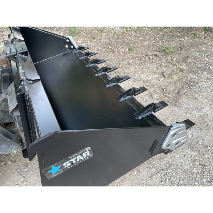 60'' Heavy Duty Skid-Steer Bucket | Star Industries LP22A-60