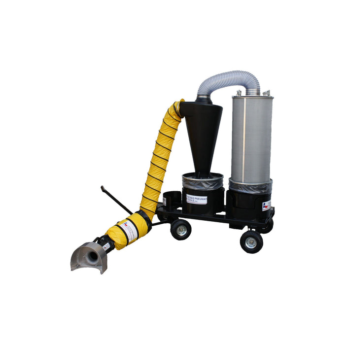 Portable Dust Collection System | 3'' | Texas Pneumatic Tools TX-DCS3