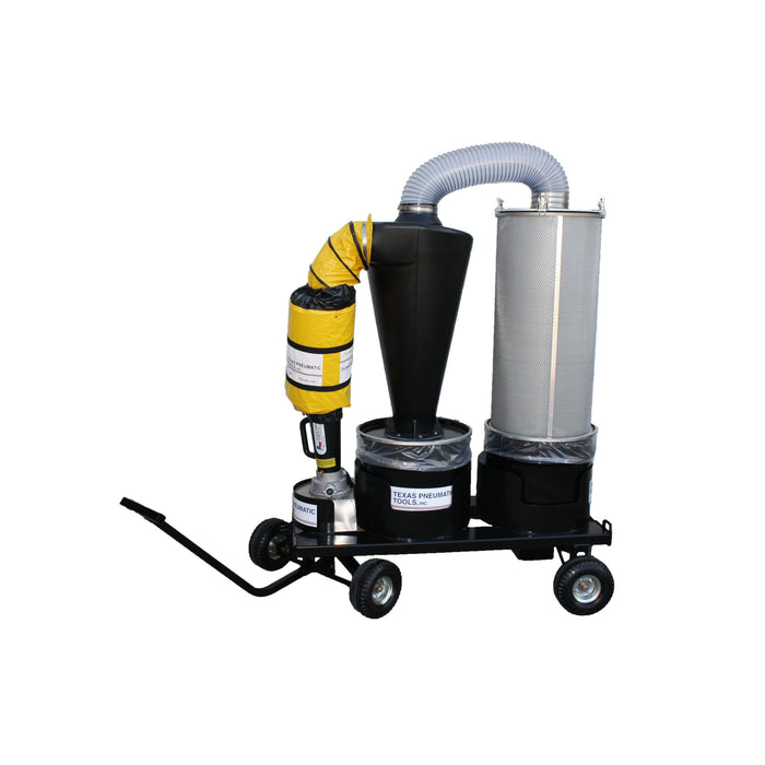 Portable Dust Collection System | 3'' | Texas Pneumatic Tools TX-DCS3
