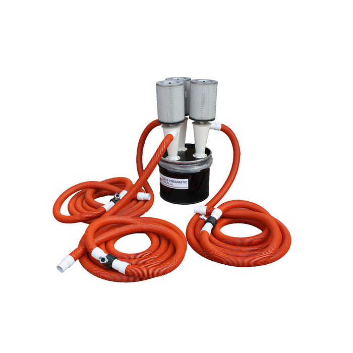Multi-Unit Dust Collection System | 3 Way | Texas Pneumatic Tools TX-DCS-MU3