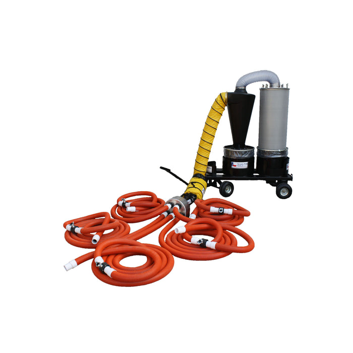 Multi-Unit Dust Collection System | 5 Way | Texas Pneumatic Tools TX-DCS-MU5