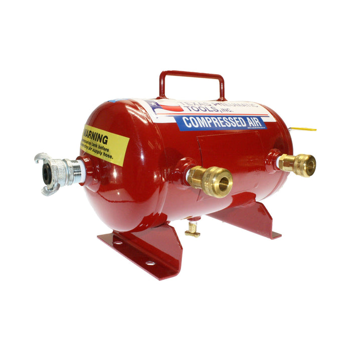 Air Manifold | 2.5 Gal | ASME Tank | 1/2" Industrial Quick Connect | Texas Pneumatic Tools TX-3AMF-QC(1/2")