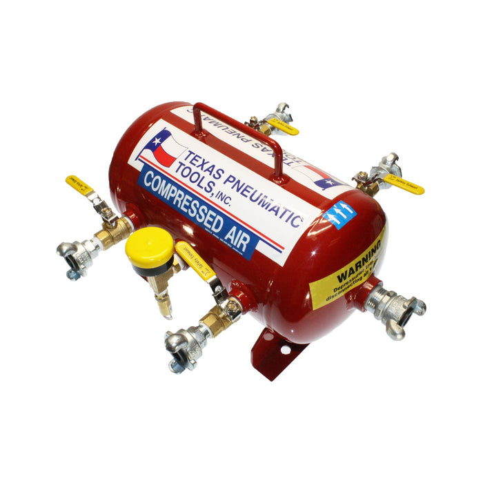 Air Manifold | 2.5 Gal | ASME Tank | Texas Pneumatic Tools TX-3AMF