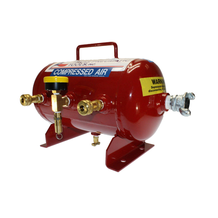 Air Manifold | 2.5 Gal | ASME Tank | 1/4" Industrial Quick Connect | Texas Pneumatic Tools TX-3AMF-QC(1/4")