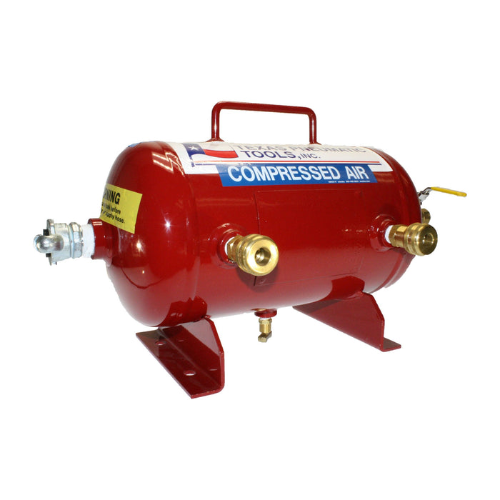 Air Manifold | 2.5 Gal | ASME Tank | 3/8" Industrial Quick Connect | Texas Pneumatic Tools TX-3AMF-QC(3/8")