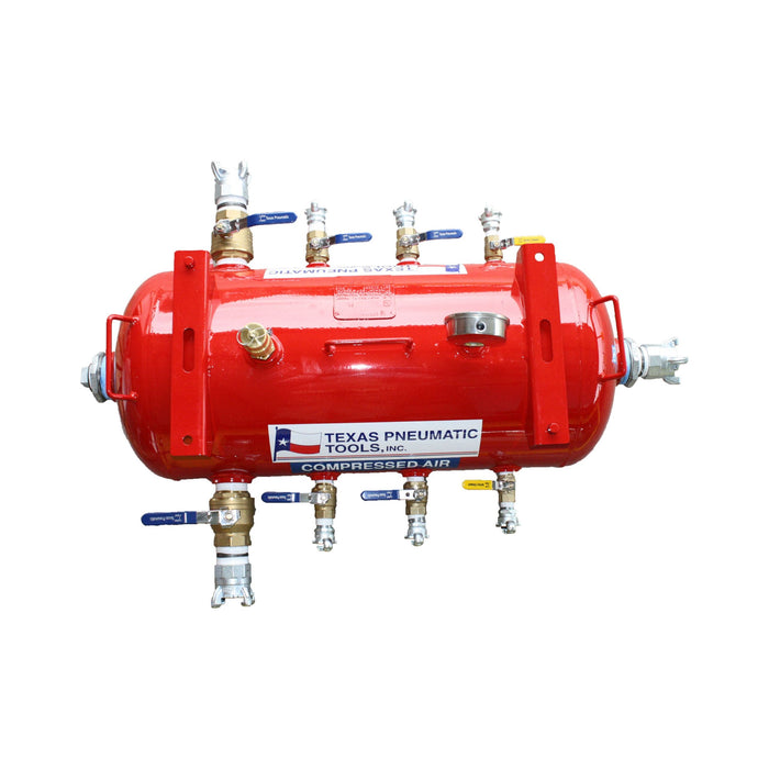 Air Manifold | 30 Gal | ASME Tank | Texas Pneumatic Tools TX-4AMF