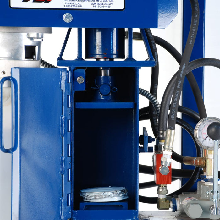 TSI TC‑6 Oil Filter Crusher without Door Switch – Electric‑Hydraulic Filter Crusher for Passenger & Light Truck Filters